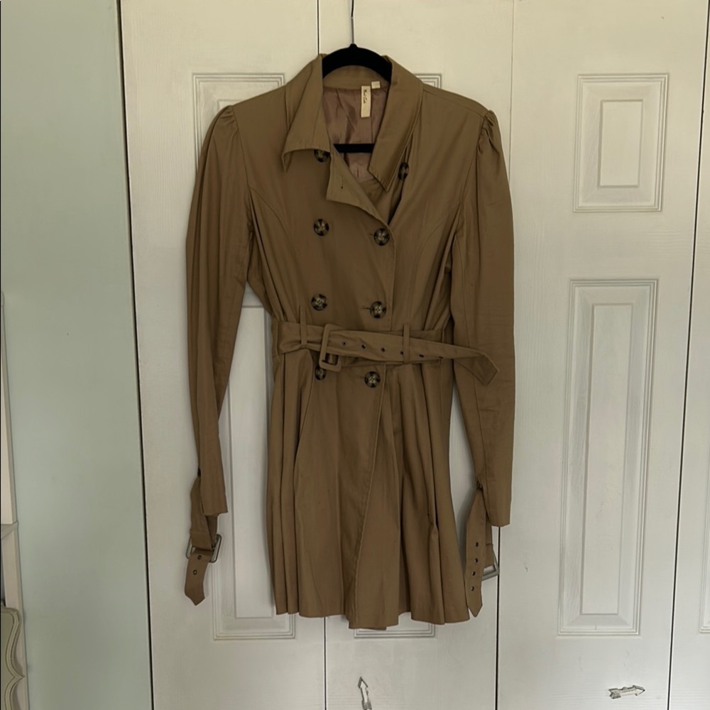 Women's Tan Trench Coat